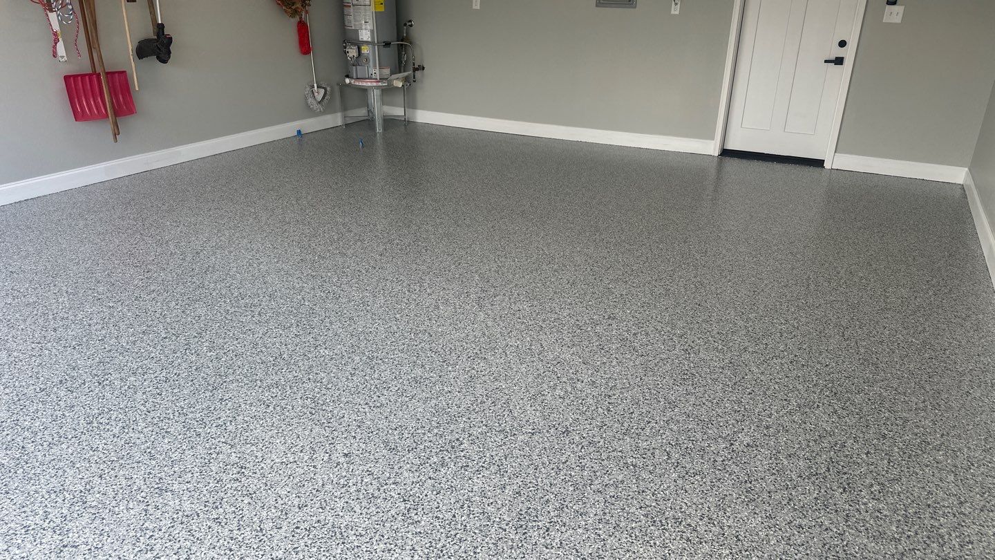 After - Polyaspartic Garage Floor Upgrade