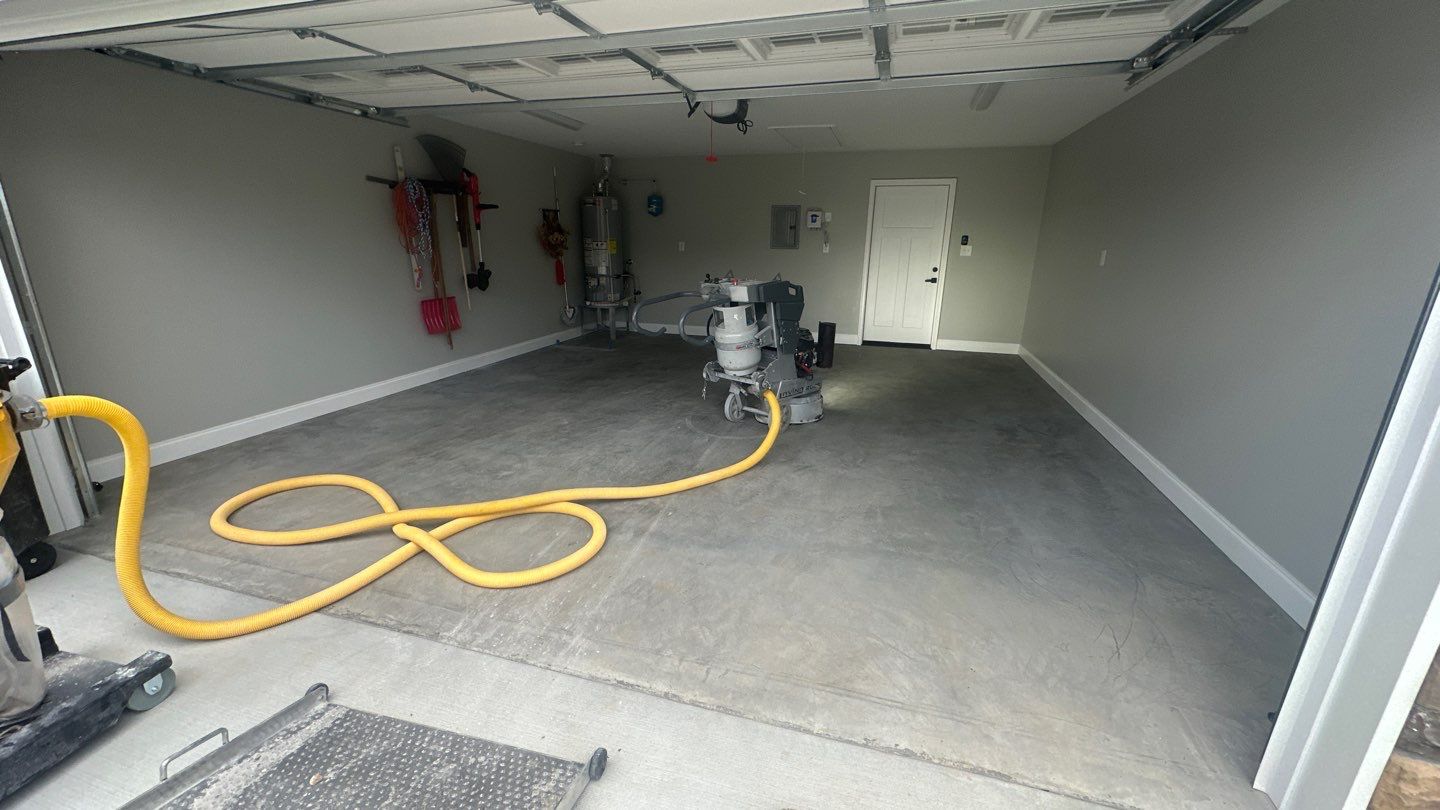 Before - Polyaspartic Garage Floor Upgrade